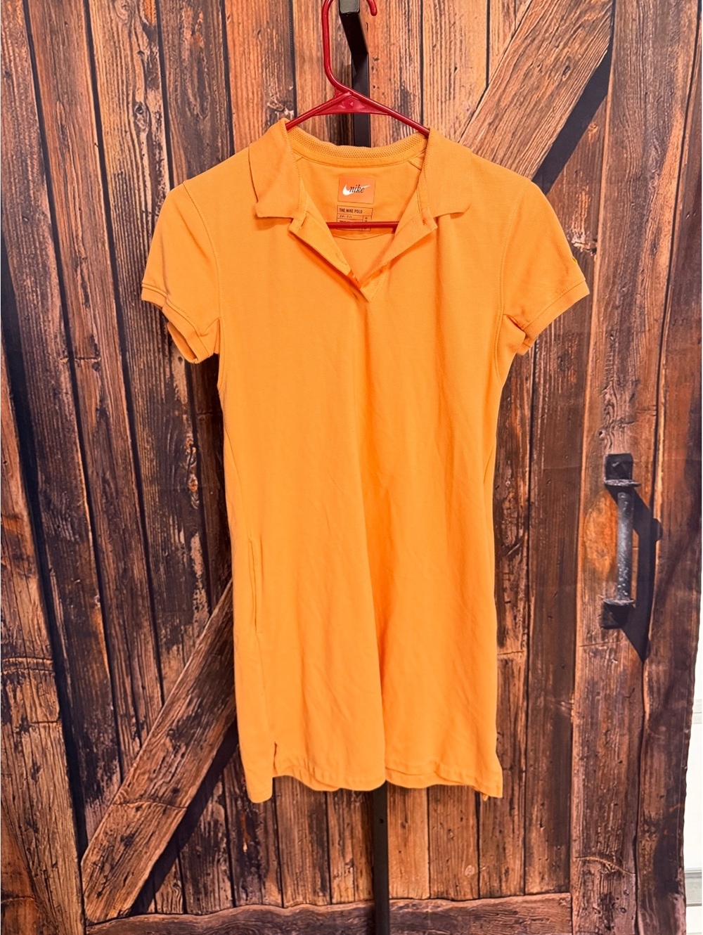 Nike Dri-Fit Orange Polo Dress size XS